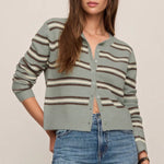 MEDINA STRIPE CARDIGAN-Sweaters and Cardigans- Hometown Style HTS, women's in store and online boutique located in Ingersoll, Ontario