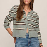 MEDINA STRIPE CARDIGAN-Sweaters and Cardigans- Hometown Style HTS, women's in store and online boutique located in Ingersoll, Ontario