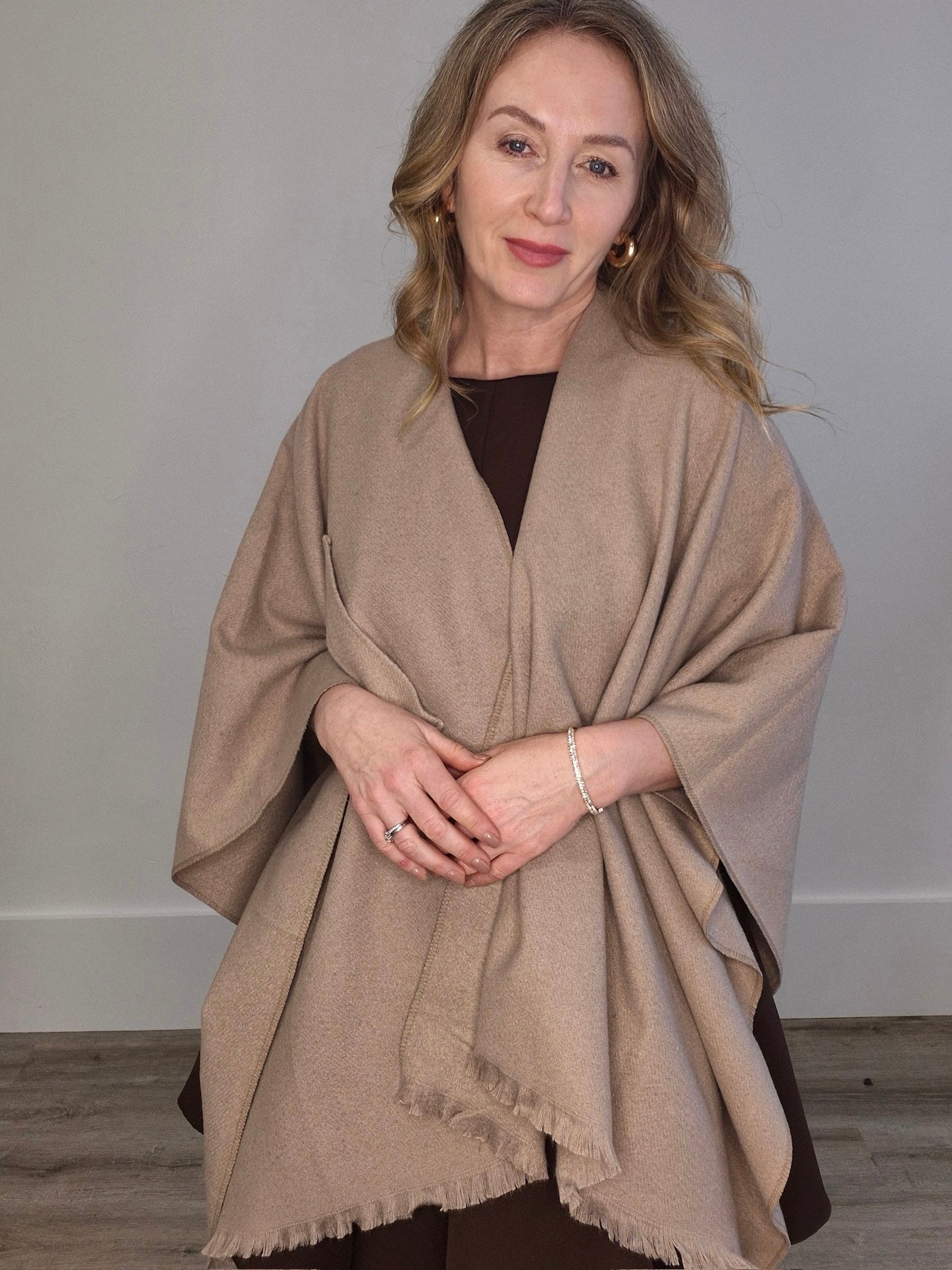 Large and Warm Solid Shawl-Accessories- Hometown Style HTS, women's in store and online boutique located in Ingersoll, Ontario