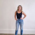 Daze - High Rise Slim Straight-Denim- Hometown Style HTS, women's in store and online boutique located in Ingersoll, Ontario
