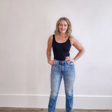 Daze - High Rise Slim Straight-Denim- Hometown Style HTS, women's in store and online boutique located in Ingersoll, Ontario