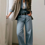 THE SHOW OFF HIGH RISE BOWED-Denim- Hometown Style HTS, women's in store and online boutique located in Ingersoll, Ontario