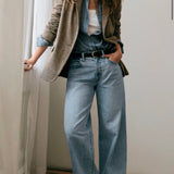 THE SHOW OFF HIGH RISE BOWED-Denim- Hometown Style HTS, women's in store and online boutique located in Ingersoll, Ontario
