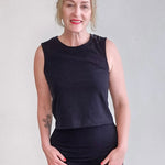 Sloan Muscle Tank - Black-Tank- Hometown Style HTS, women's in store and online boutique located in Ingersoll, Ontario