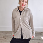 All Day Knit Denim Jacket - Retreat-Coats & Jackets- Hometown Style HTS, women's in store and online boutique located in Ingersoll, Ontario