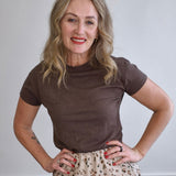 Modern Slub Tee - Tavern-Casual Tops- Hometown Style HTS, women's in store and online boutique located in Ingersoll, Ontario