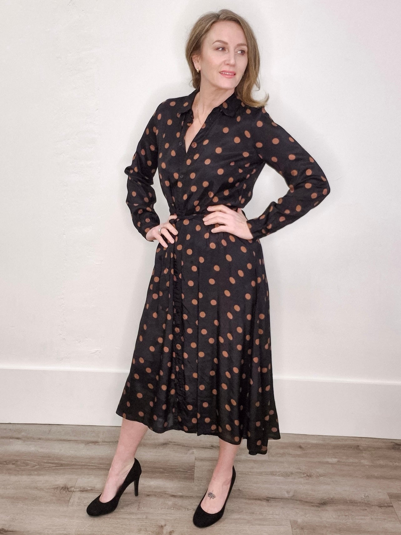 Oline Dress - Black-Dress- Hometown Style HTS, women's in store and online boutique located in Ingersoll, Ontario