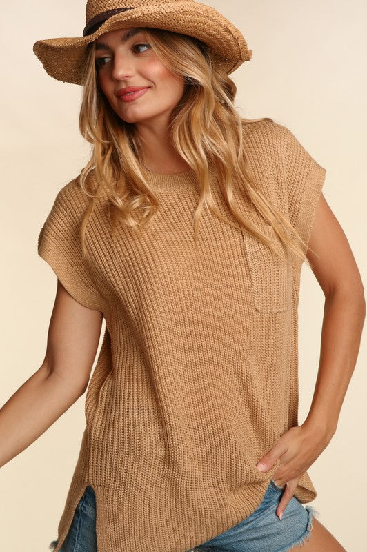 Dolman Oversized Sweater Top - Taupe-Shirts & Tops- Hometown Style HTS, women's in store and online boutique located in Ingersoll, Ontario