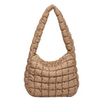 Puff Quilted Shoulder Bag-Handbags- Hometown Style HTS, women's in store and online boutique located in Ingersoll, Ontario