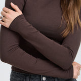 BYPAMILA LS TSHIRT - Java-Casual Tops- Hometown Style HTS, women's in store and online boutique located in Ingersoll, Ontario