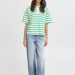 BXPRINTON SS POLOSHIRT - Jelly Bean Mix-Casual Tops- Hometown Style HTS, women's in store and online boutique located in Ingersoll, Ontario