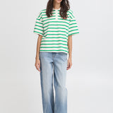 BXPRINTON SS POLOSHIRT - Jelly Bean Mix-Casual Tops- Hometown Style HTS, women's in store and online boutique located in Ingersoll, Ontario