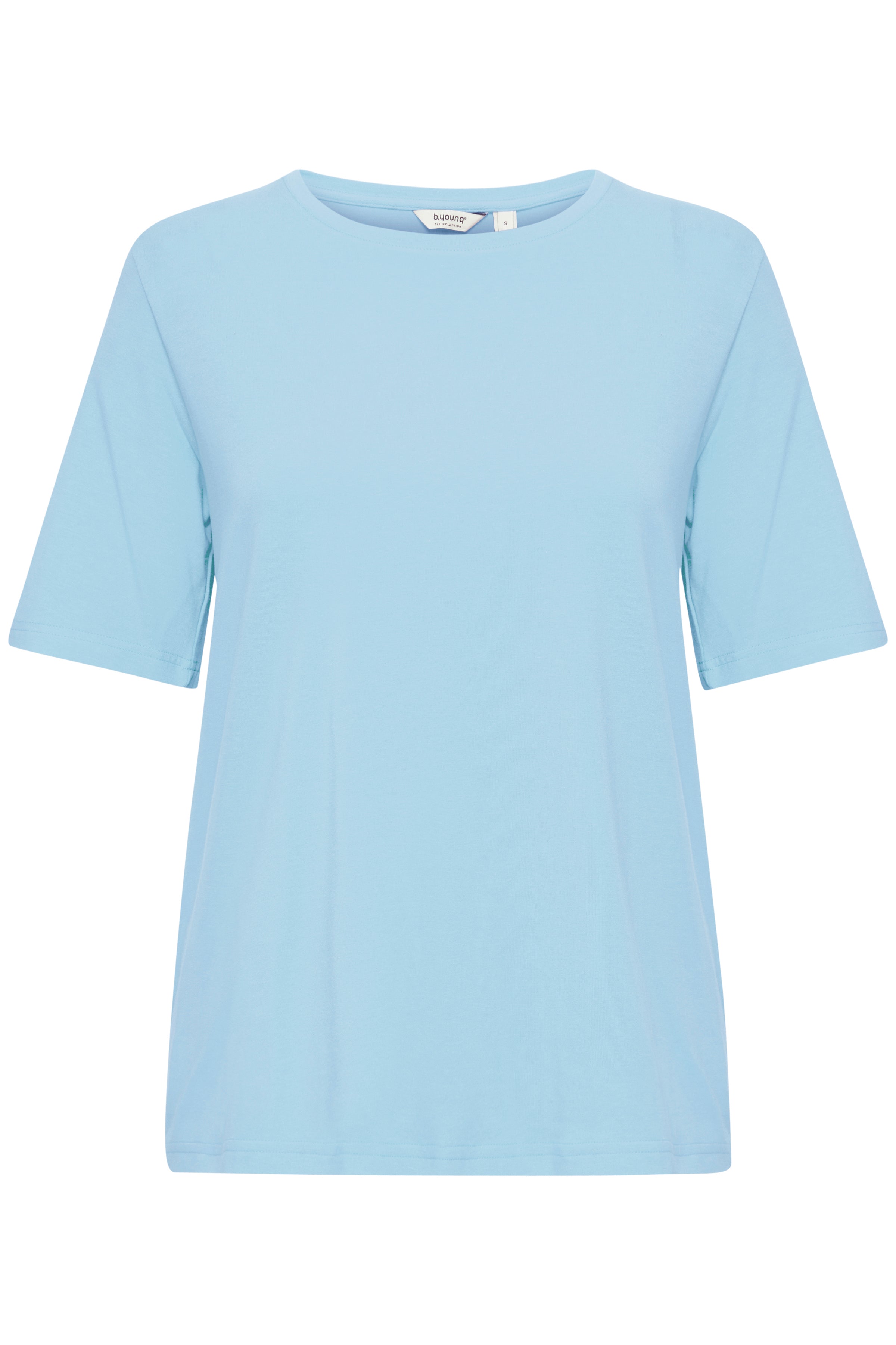PAMILA HALF SLEEVE TEE SHIRT - Vista Blue-Casual Tops- Hometown Style HTS, women's in store and online boutique located in Ingersoll, Ontario