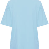 PAMILA HALF SLEEVE TEE SHIRT - Vista Blue-Casual Tops- Hometown Style HTS, women's in store and online boutique located in Ingersoll, Ontario