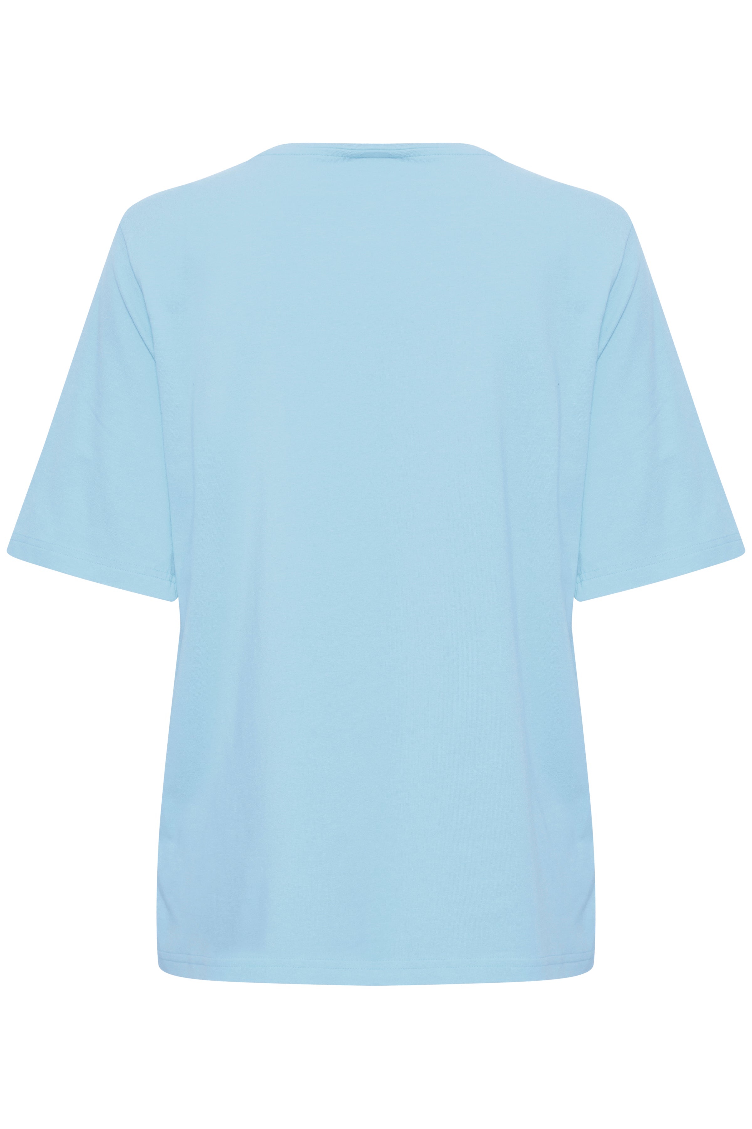 PAMILA HALF SLEEVE TEE SHIRT - Vista Blue-Casual Tops- Hometown Style HTS, women's in store and online boutique located in Ingersoll, Ontario