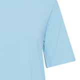 PAMILA HALF SLEEVE TEE SHIRT - Vista Blue-Casual Tops- Hometown Style HTS, women's in store and online boutique located in Ingersoll, Ontario