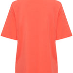 PAMILA HALF SLEEVE TEE SHIRT - Cayenne-Casual Tops- Hometown Style HTS, women's in store and online boutique located in Ingersoll, Ontario