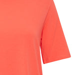 PAMILA HALF SLEEVE TEE SHIRT - Cayenne-Casual Tops- Hometown Style HTS, women's in store and online boutique located in Ingersoll, Ontario