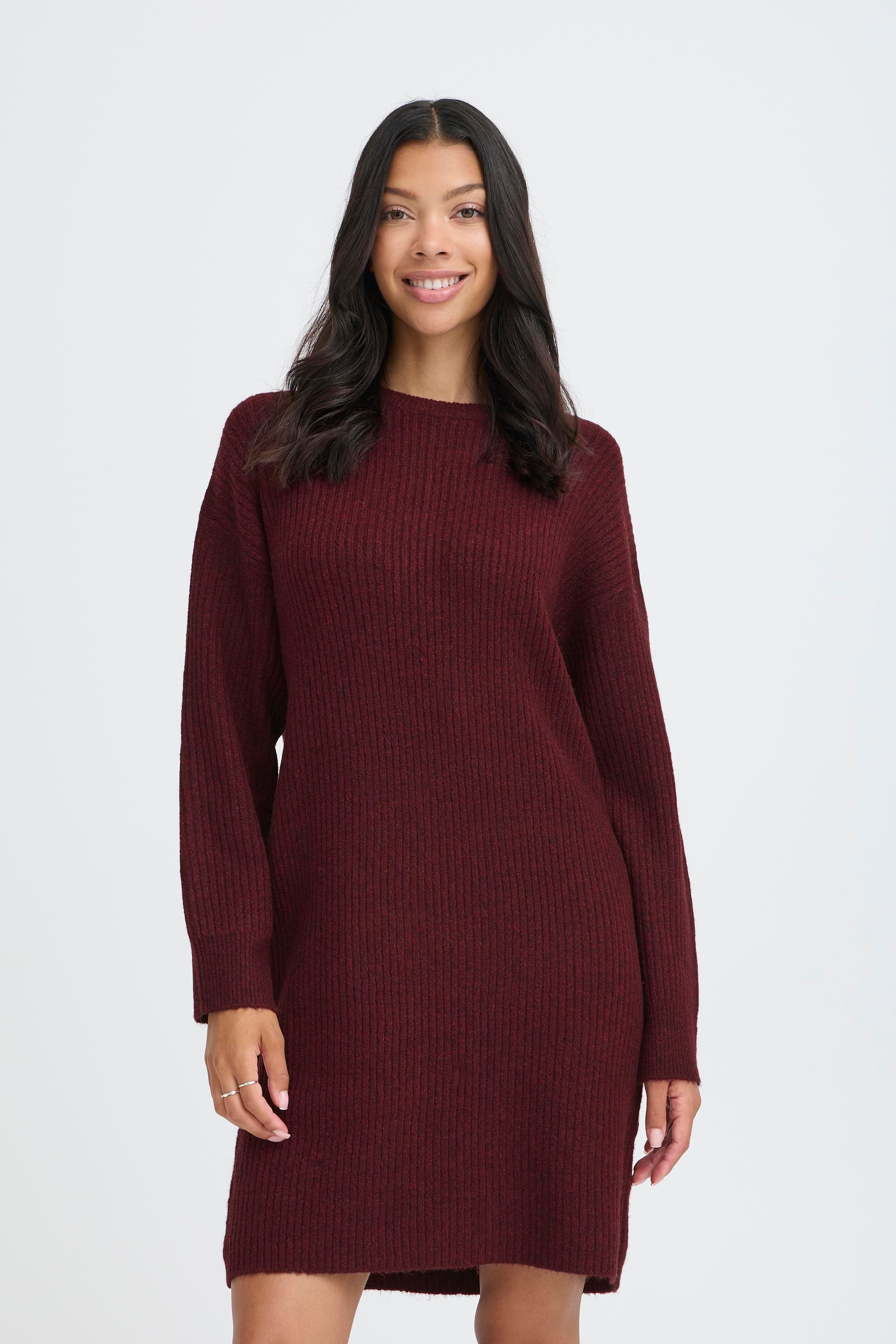 BYONEMA DRESS KNIT - Port Royale Melange-Casual Dresses- Hometown Style HTS, women's in store and online boutique located in Ingersoll, Ontario