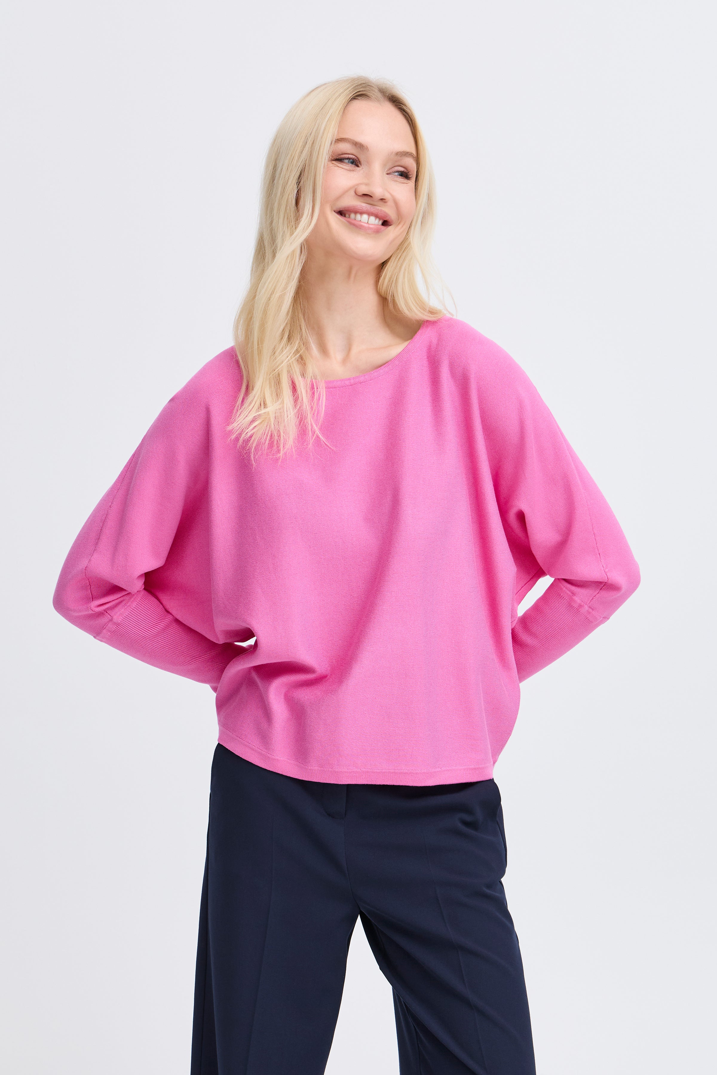 MORLA Pullover Sweater - Phlox Pink-Casual Tops- Hometown Style HTS, women's in store and online boutique located in Ingersoll, Ontario