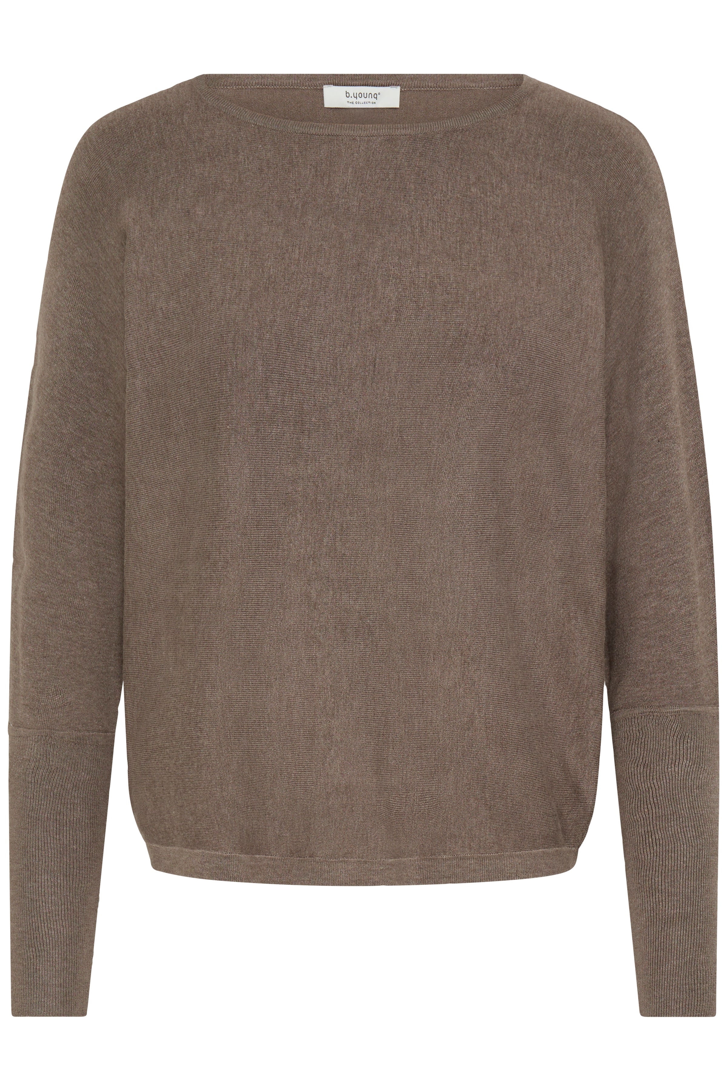 MORLA Pullover Sweater - Walnut Melange-Casual Tops- Hometown Style HTS, women's in store and online boutique located in Ingersoll, Ontario