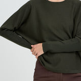 BYMMORLA BAT JUMPER - Rosin-Casual Tops- Hometown Style HTS, women's in store and online boutique located in Ingersoll, Ontario