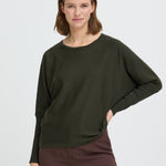 BYMMORLA BAT JUMPER - Rosin-Casual Tops- Hometown Style HTS, women's in store and online boutique located in Ingersoll, Ontario