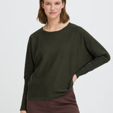 BYMMORLA BAT JUMPER - Rosin-Casual Tops- Hometown Style HTS, women's in store and online boutique located in Ingersoll, Ontario