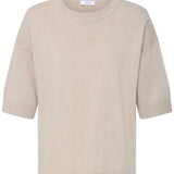 BYMMORLA TSHIRT - Humus Melange-Casual Tops- Hometown Style HTS, women's in store and online boutique located in Ingersoll, Ontario