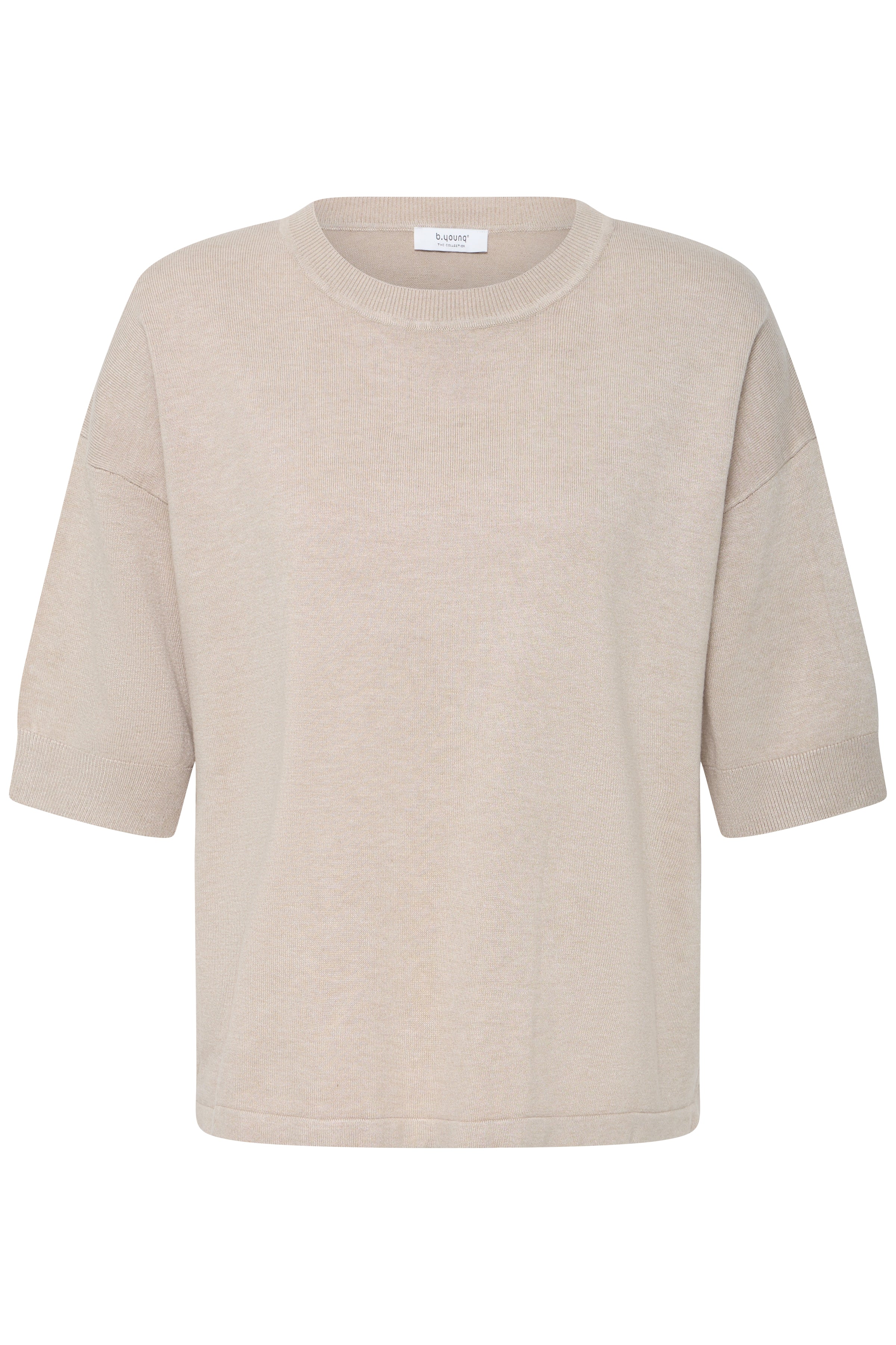 BYMMORLA TSHIRT - Humus Melange-Casual Tops- Hometown Style HTS, women's in store and online boutique located in Ingersoll, Ontario