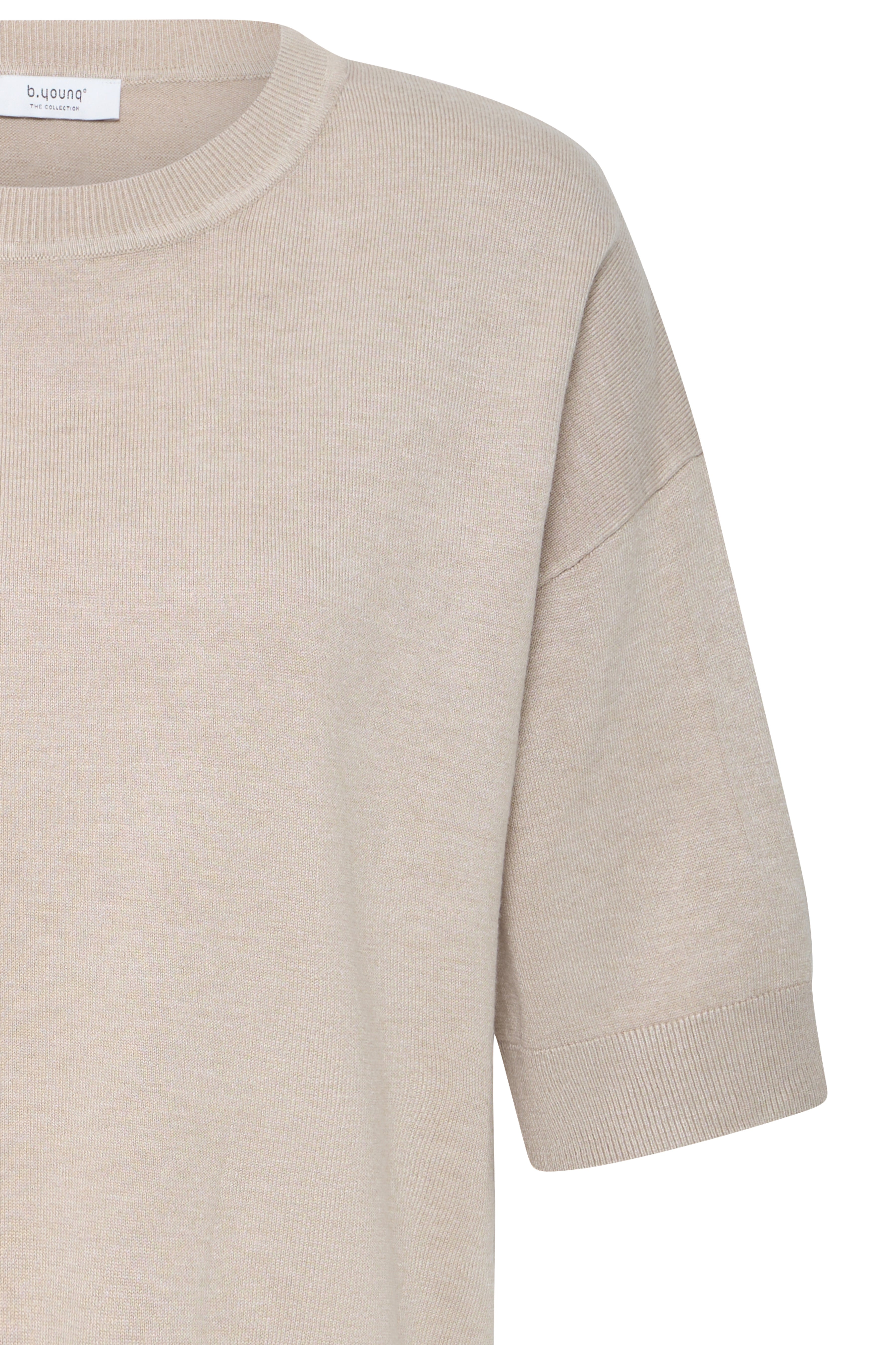 BYMMORLA TSHIRT - Humus Melange-Casual Tops- Hometown Style HTS, women's in store and online boutique located in Ingersoll, Ontario