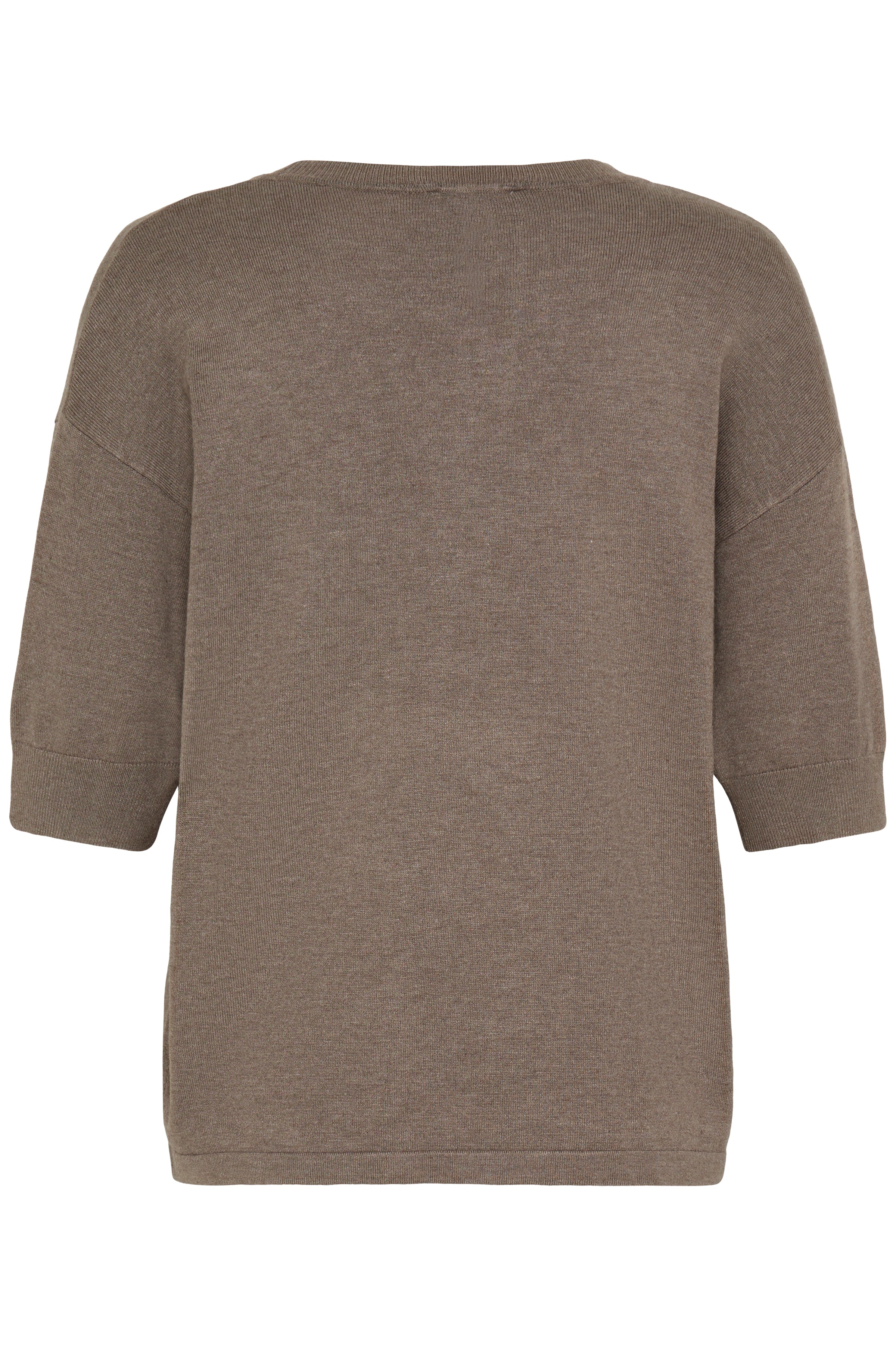 BYMMORLA TSHIRT- Walnut Melange-Sweaters and Cardigans- Hometown Style HTS, women's in store and online boutique located in Ingersoll, Ontario