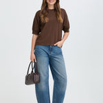 BYMMORLA TSHIRT - Java-Casual Tops- Hometown Style HTS, women's in store and online boutique located in Ingersoll, Ontario