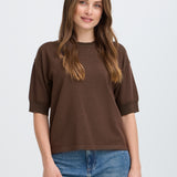 BYMMORLA TSHIRT - Java-Casual Tops- Hometown Style HTS, women's in store and online boutique located in Ingersoll, Ontario