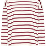 Byramsi Pullover - Fig Stripe-Casual Tops- Hometown Style HTS, women's in store and online boutique located in Ingersoll, Ontario