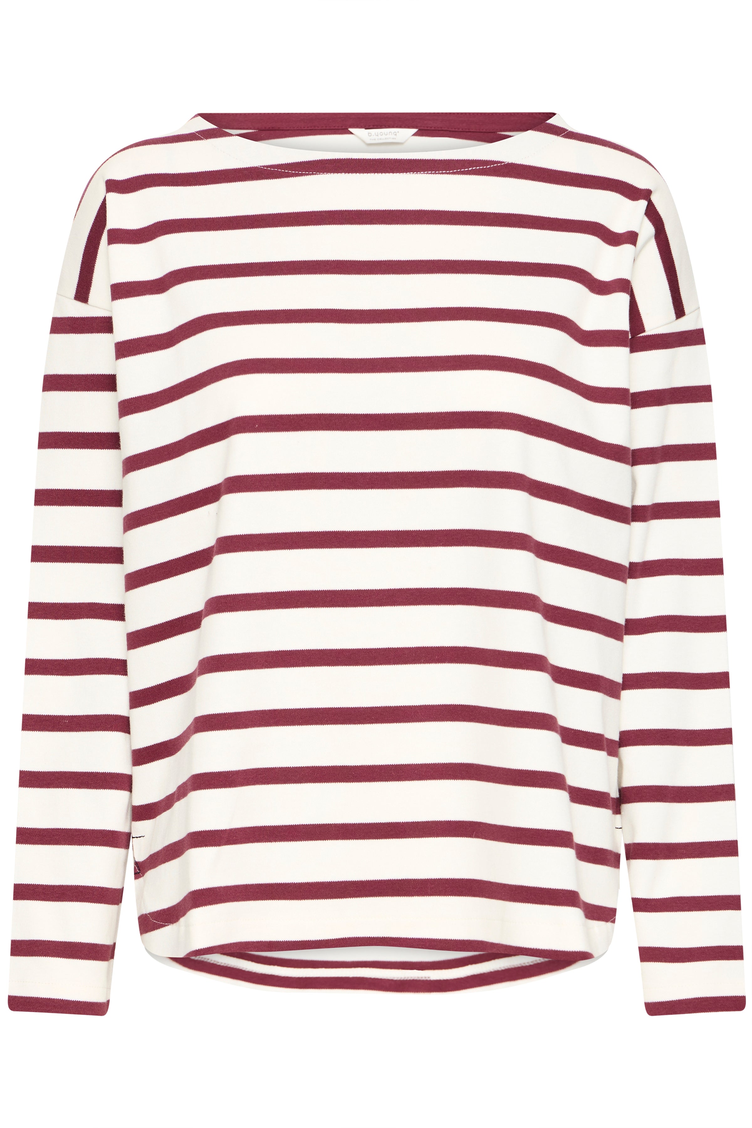 Byramsi Pullover - Fig Stripe-Casual Tops- Hometown Style HTS, women's in store and online boutique located in Ingersoll, Ontario