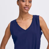 PANDINNA DRESS - Navy-Casual Dresses- Hometown Style HTS, women's in store and online boutique located in Ingersoll, Ontario