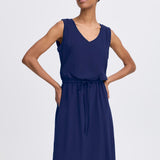 PANDINNA DRESS - Navy-Casual Dresses- Hometown Style HTS, women's in store and online boutique located in Ingersoll, Ontario