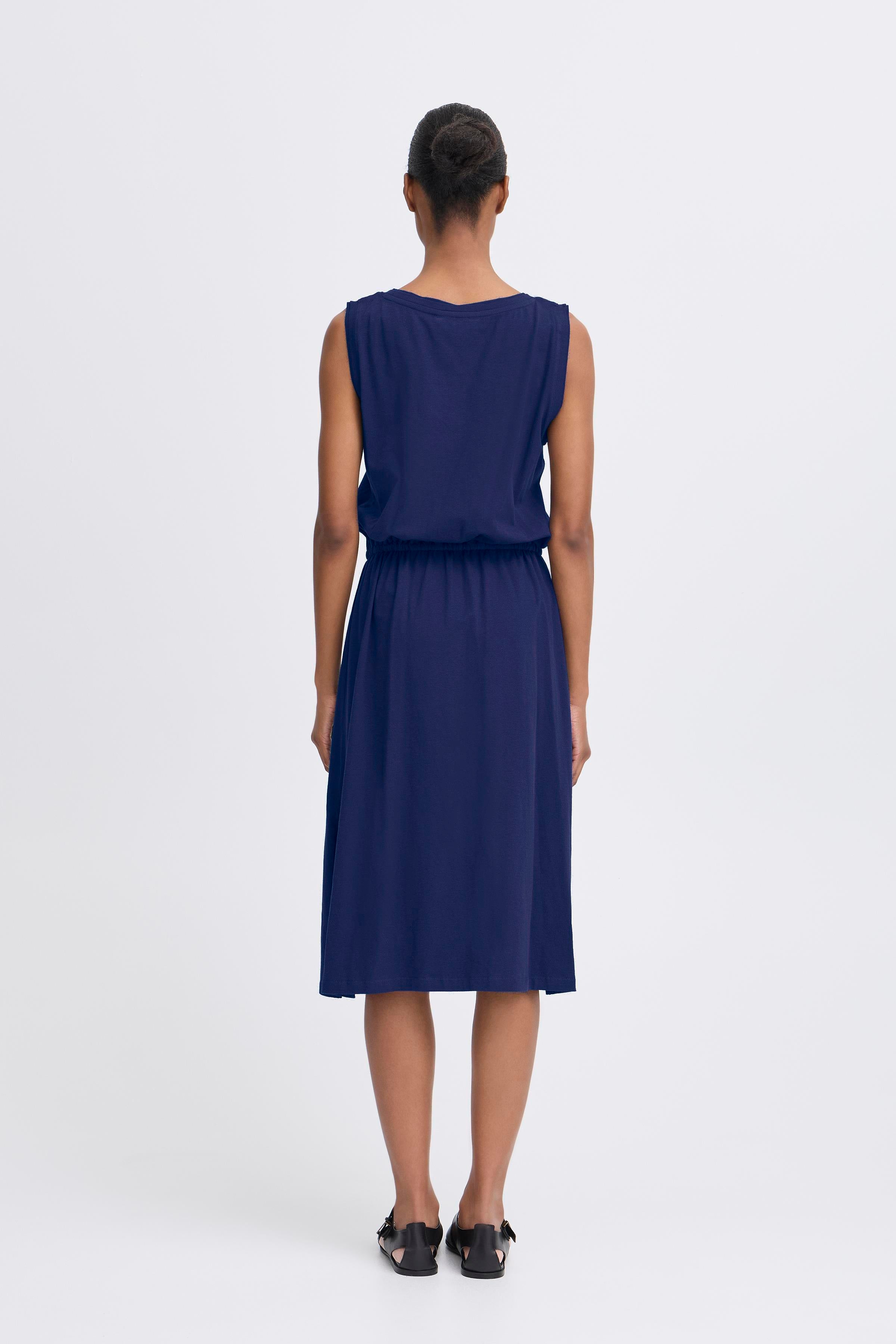 PANDINNA DRESS - Navy-Casual Dresses- Hometown Style HTS, women's in store and online boutique located in Ingersoll, Ontario