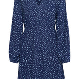 BYjosa Dress - Navy Floral-Casual Dresses- Hometown Style HTS, women's in store and online boutique located in Ingersoll, Ontario
