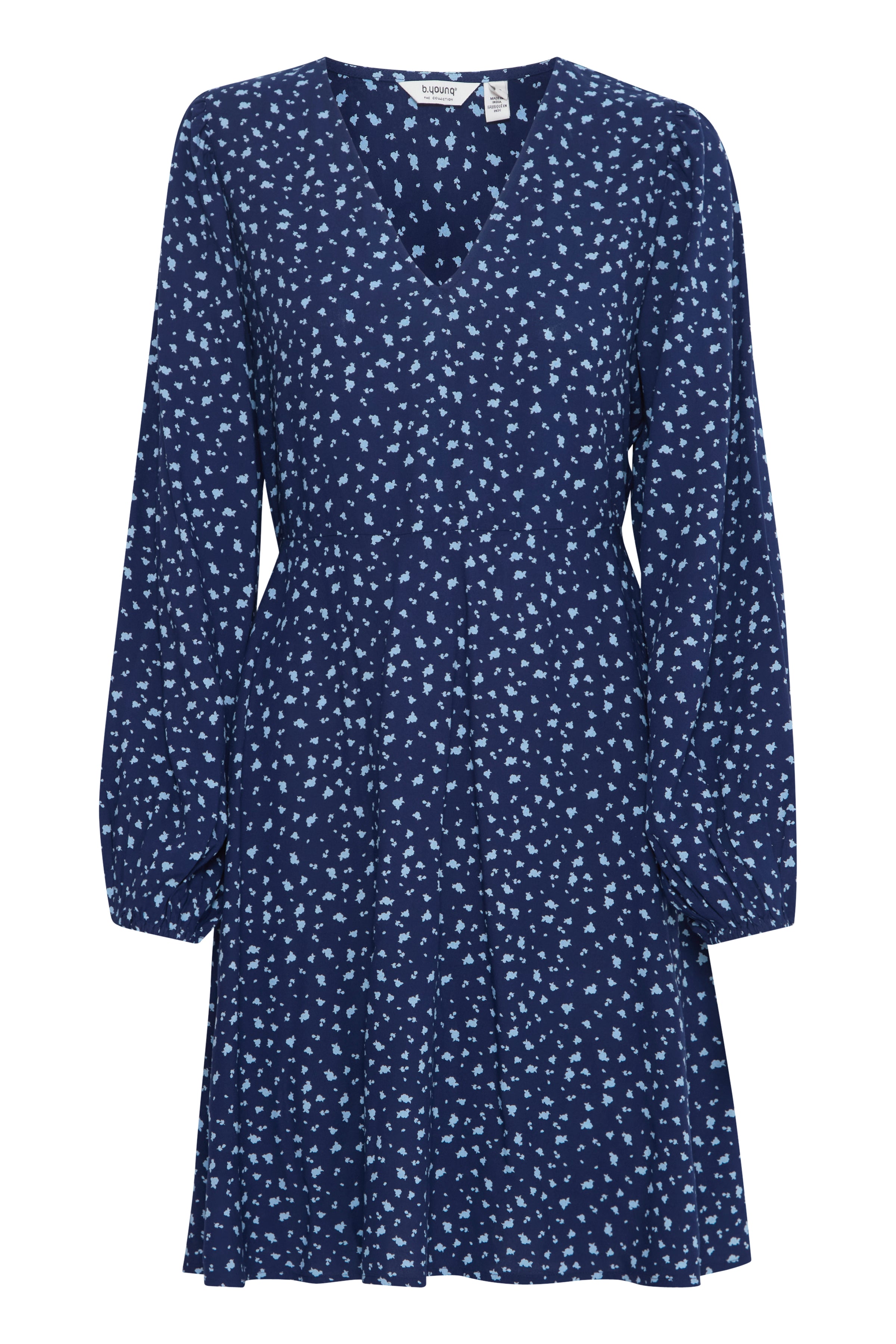 BYjosa Dress - Navy Floral-Casual Dresses- Hometown Style HTS, women's in store and online boutique located in Ingersoll, Ontario