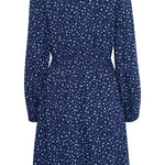 BYjosa Dress - Navy Floral-Casual Dresses- Hometown Style HTS, women's in store and online boutique located in Ingersoll, Ontario