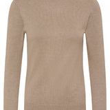 BYMMORLA ROLLNECK - Humus Melange-Sweaters and Cardigans- Hometown Style HTS, women's in store and online boutique located in Ingersoll, Ontario