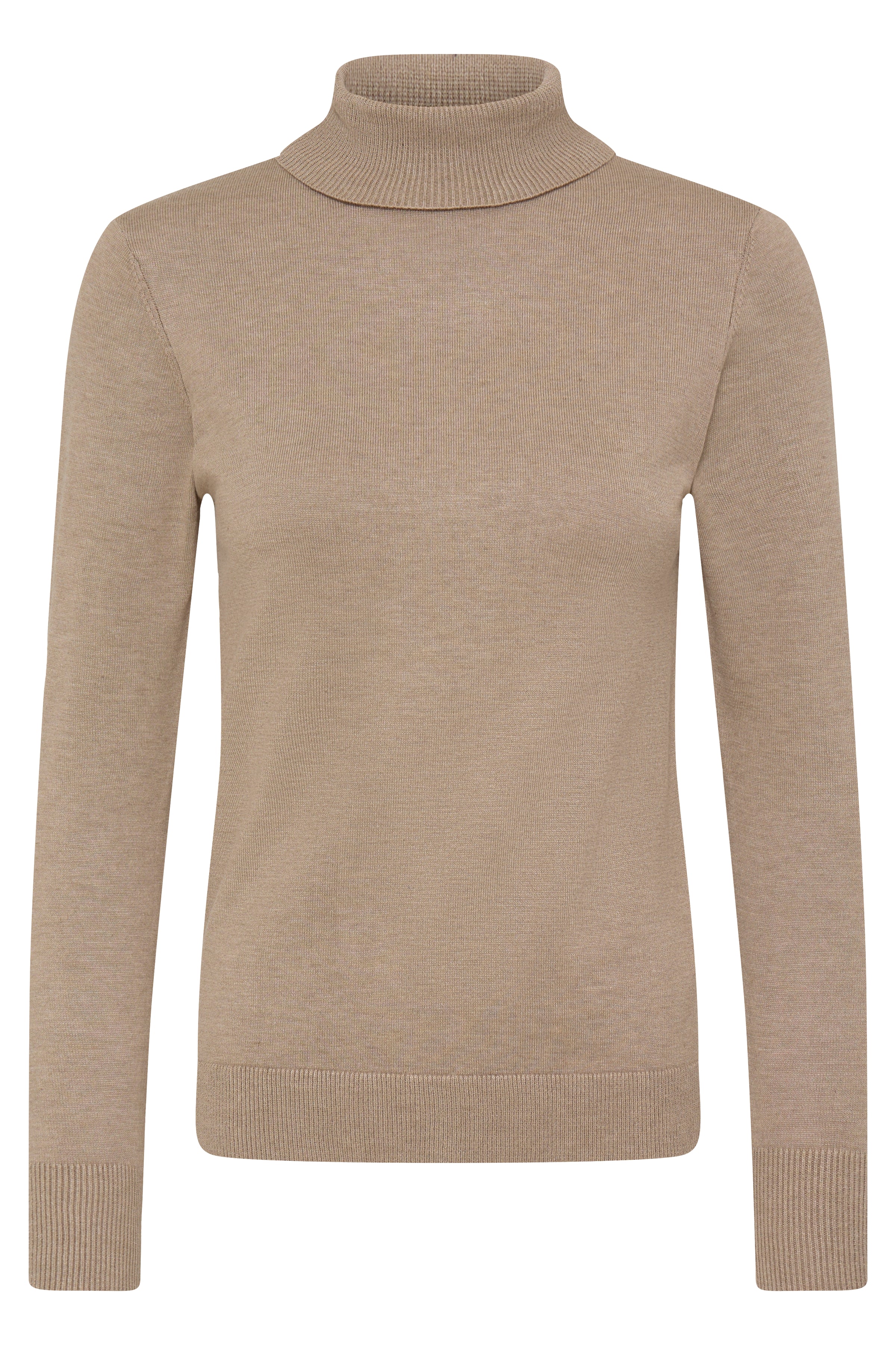 BYMMORLA ROLLNECK - Humus Melange-Sweaters and Cardigans- Hometown Style HTS, women's in store and online boutique located in Ingersoll, Ontario