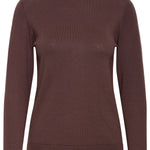 BYMMORLA ROLLNECK - Java-Casual Tops- Hometown Style HTS, women's in store and online boutique located in Ingersoll, Ontario