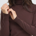 BYMMORLA ROLLNECK - Java-Casual Tops- Hometown Style HTS, women's in store and online boutique located in Ingersoll, Ontario