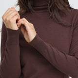 BYMMORLA ROLLNECK - Java-Casual Tops- Hometown Style HTS, women's in store and online boutique located in Ingersoll, Ontario