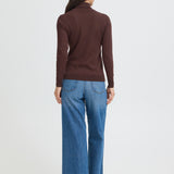 BYMMORLA ROLLNECK - Java-Casual Tops- Hometown Style HTS, women's in store and online boutique located in Ingersoll, Ontario