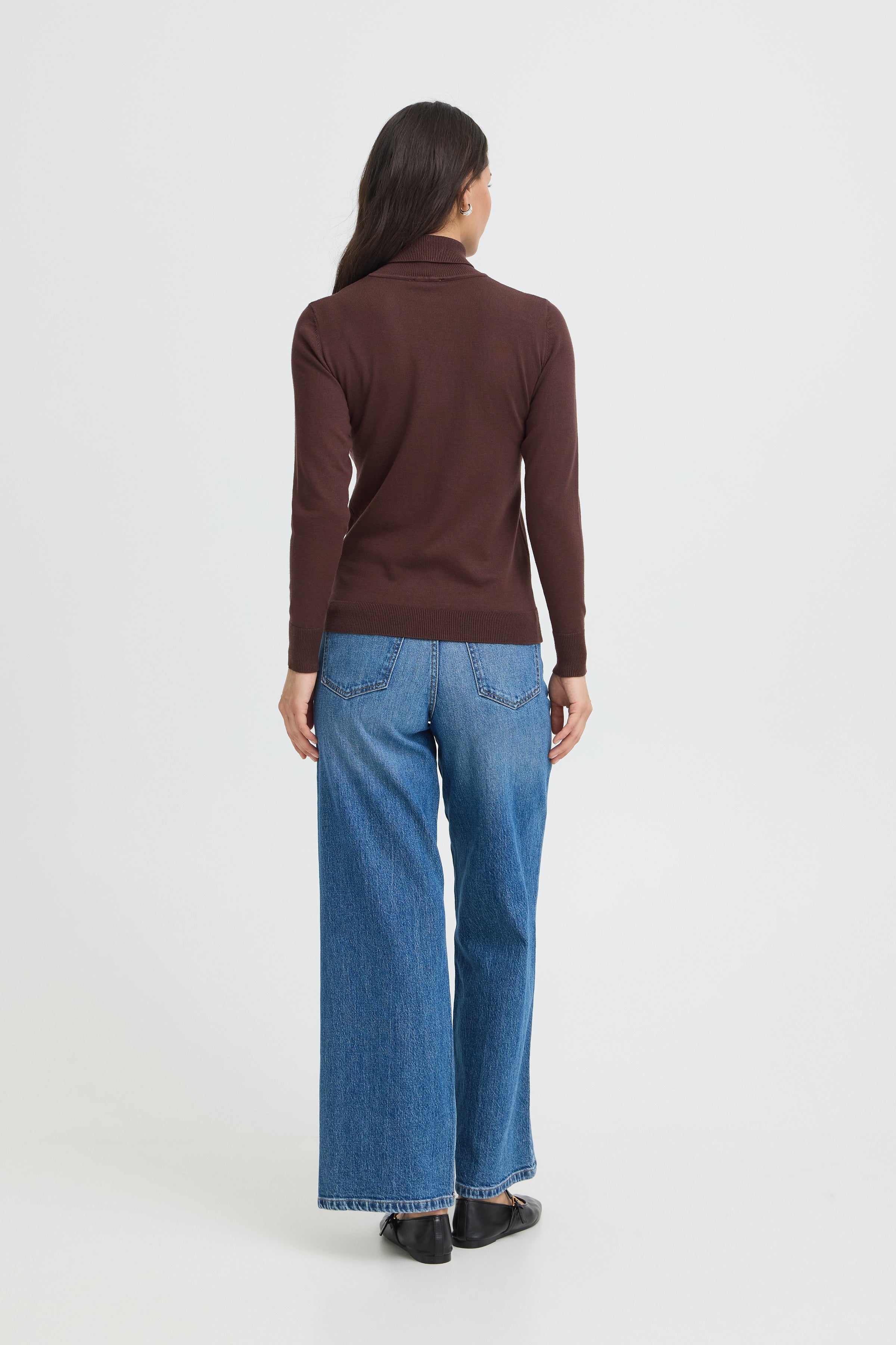 BYMMORLA ROLLNECK - Java-Casual Tops- Hometown Style HTS, women's in store and online boutique located in Ingersoll, Ontario