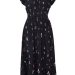BYIROSE DRESS - LIGHT WOVEN - Black Mix-Casual Dresses- Hometown Style HTS, women's in store and online boutique located in Ingersoll, Ontario